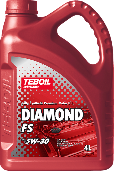 Синтетическое моторное масло TEBOIL DIAMOND FS 5W-30