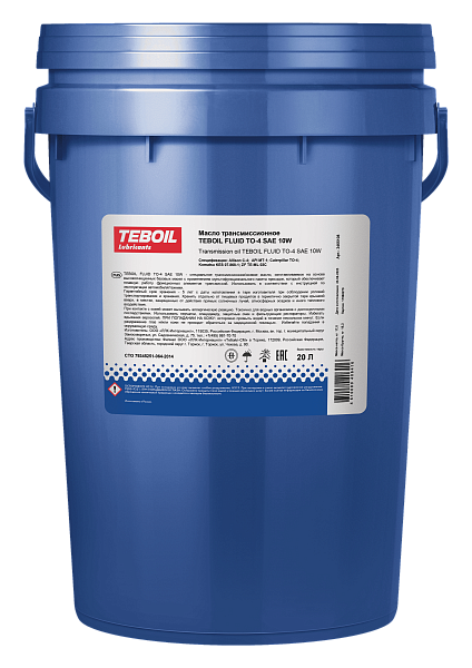 Трансмиссионно-гидравлическое масло TEBOIL FLUID TO-4 10W / 30 / 50
