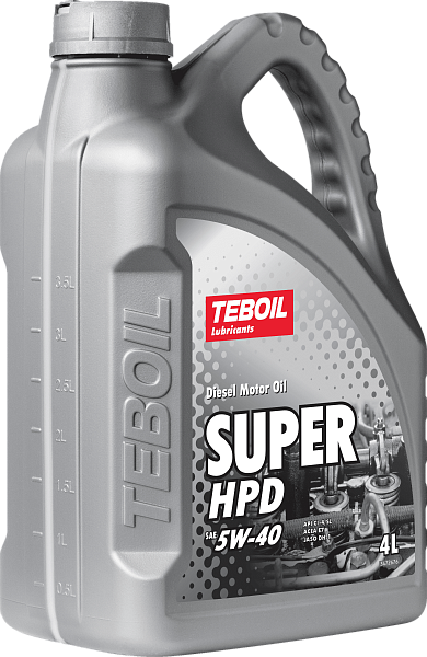 Синтетическое моторное масло TEBOIL SUPER HPD 5W-40