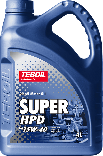 Минеральное моторное масло TEBOIL SUPER HPD 15W-40