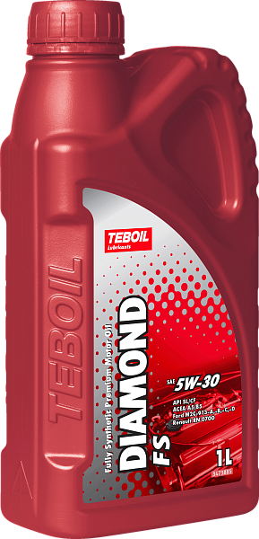 Синтетическое моторное масло TEBOIL DIAMOND FS 5W-30