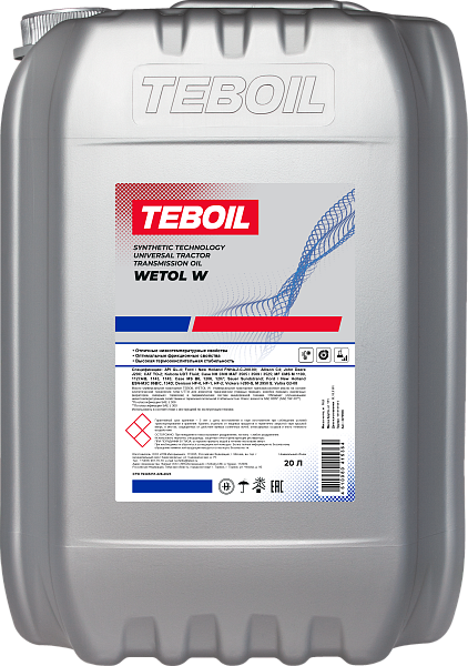 Трансмиссионно-гидравлическое масло TEBOIL WETOL W